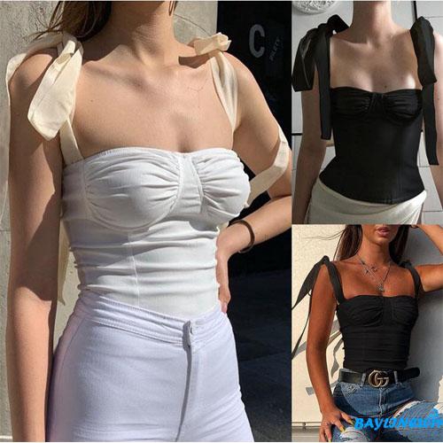 Áo Nữ Trễ Vai Màu Trơn Thời Trang