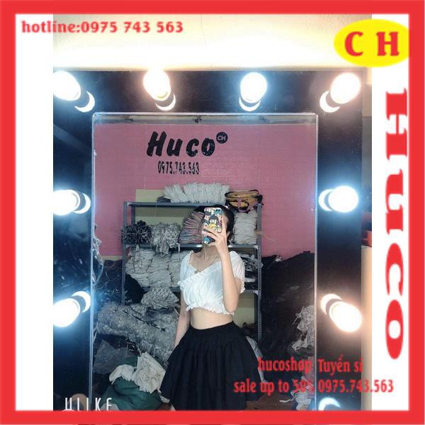 [MÃ HUCOPA011 GIẢM 5000 đơn 299k] Chân váy đen tennis xếp li ngắn-váy xoè hai tầng lưng cạp cao có lớp lót trong | BigBuy360 - bigbuy360.vn