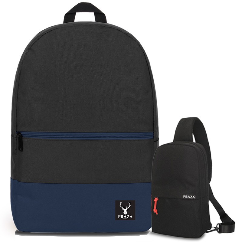 [VIP] [NHẬP MÃ MASOPRA7 GIẢM 15%] - Bộ Balo Phối Màu Và Túi Đeo Cá Tính PRAZA - BL156DC100 