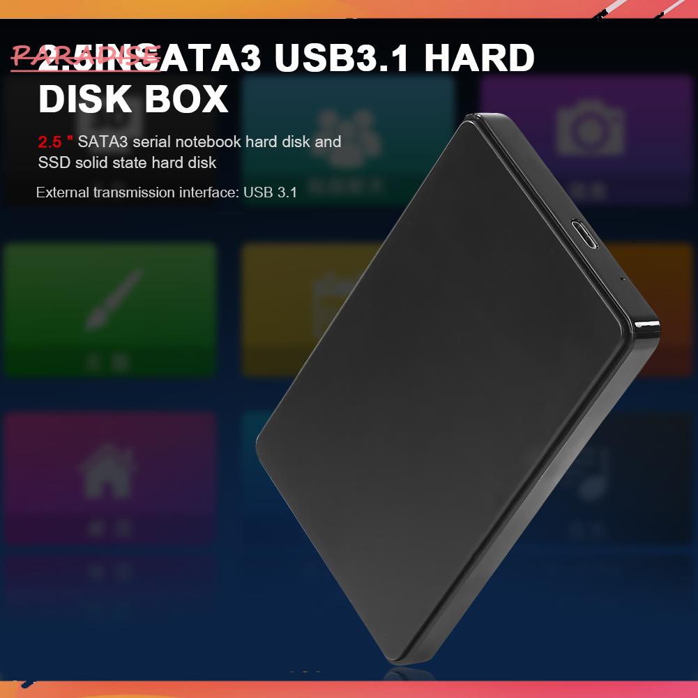 Hộp Đựng Ổ Cứng Ngoài 2.5 Inch Usb 3.1 Sata3 | BigBuy360 - bigbuy360.vn