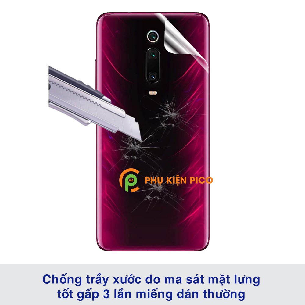 Dán lưng Redmi K20 Pro full lưng và viền dẻo trong suốt PPF tự phục hồi vết xước - Dán lưng Xiaomi Redmi K20 Pro