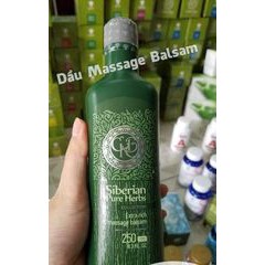 Dầu mát-xa hạ sốt Balsam Siberian Health Extra rich massage Balsam