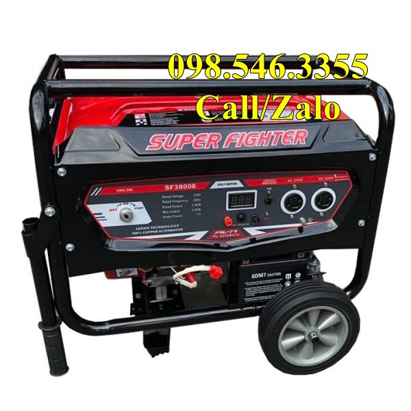 Máy Phát Điện Chạy Xăng 3.5kw Super Fighter SF3800E