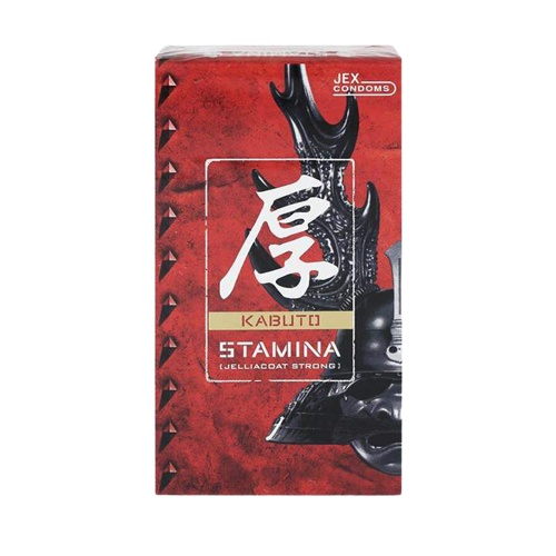 Bao cao su Jex Kabuto Stamina hộp 8 cái, bao cao su siêu mỏng trơn kéo dài thời gian