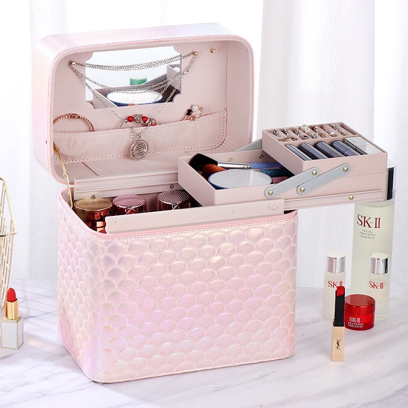 Cốp đựng đồ trang điểm, cá nhân ,cốp đựng nail nhiều tầng cao cấp