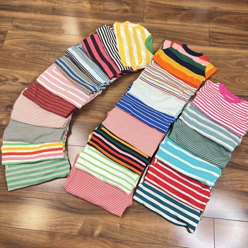 Xả lỗ bộ kẻ cho bé