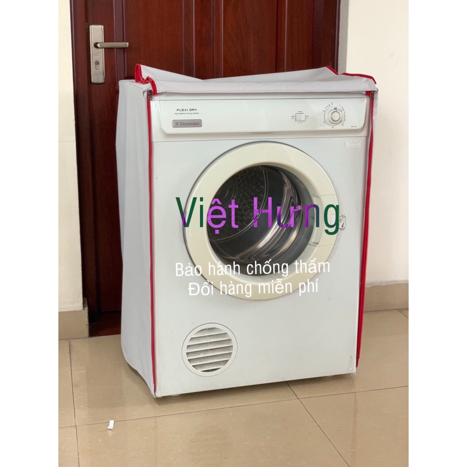 Áo trùm máy giặt cửa ngang cửa dưới cửa trước chống thấm bọc máy giặt bảo vệ máy giặt khỏi mưa nắng Việt Hưng
