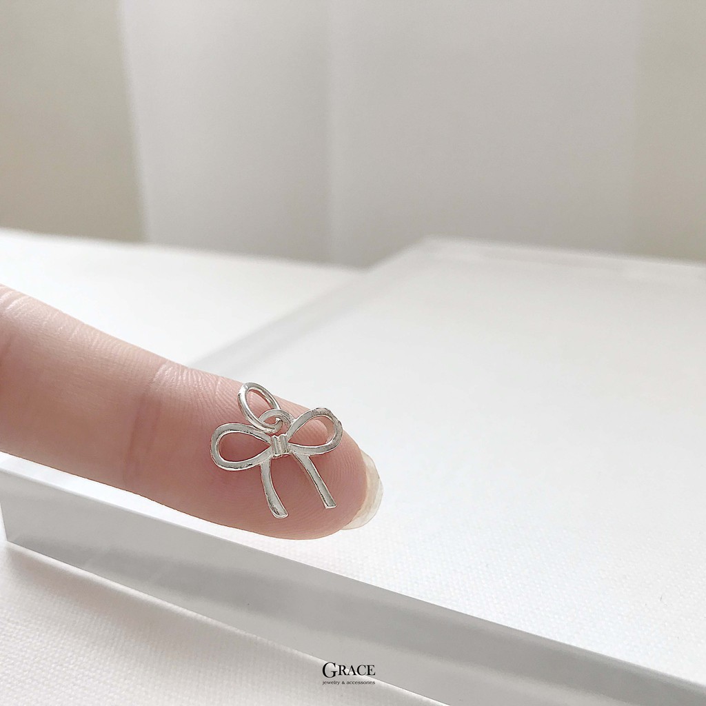 Charm bạc Grace - Bow