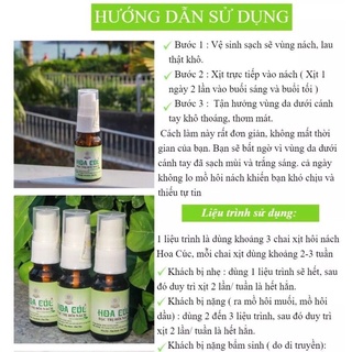 XỊT HÔI NÁCH HOA CÚC