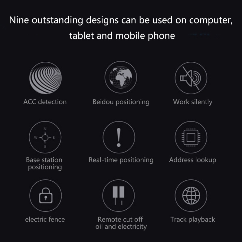 Thiết Bị Định Vị GPS 2G Tích Hợp La Bàn Tiện Dụng Cho Xe Hơi