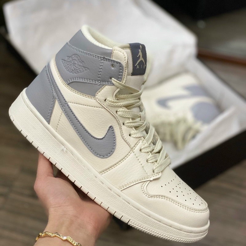 GIÀY JD1 CREM PHẢN QUANG 1:1 SC [ FULL BOX + FREE SHIP ]