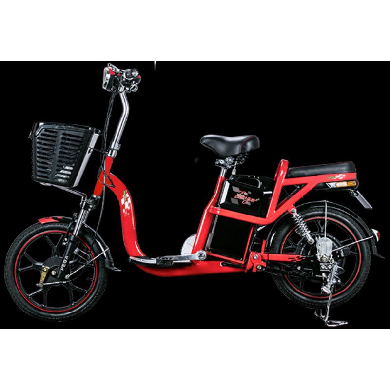 Xe điện Pega Zinger + Đỏ Đen