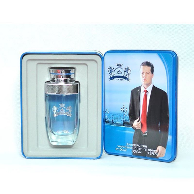 Nước hoa nam hộp thiếc Famous Brand 100ml.
