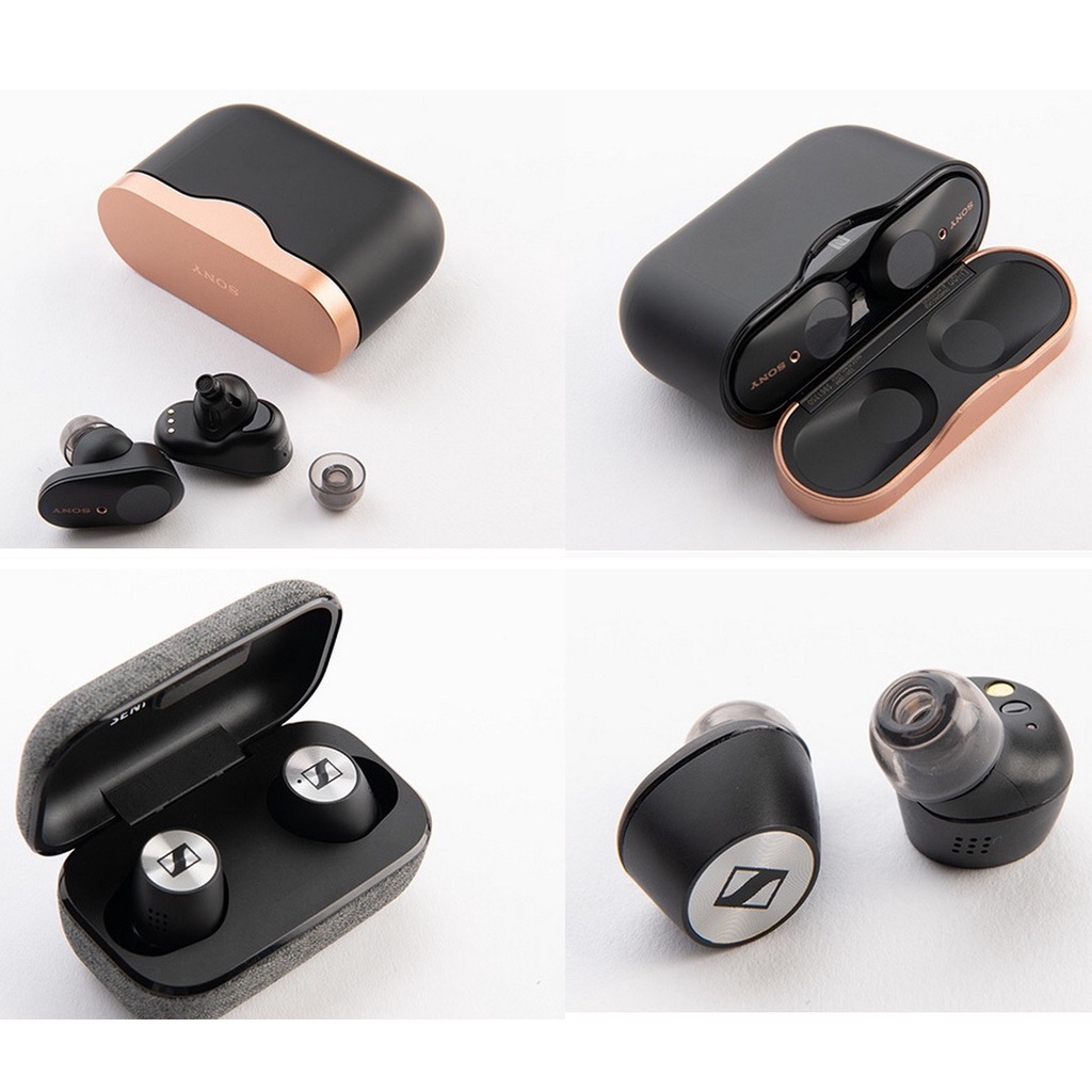 Nút tai nghe AZLA SednaEarfit XELASTEC trong suốt cho tai nghe in-ear TWS WF-1000XM3 Sennheiser Momentum True Wireless