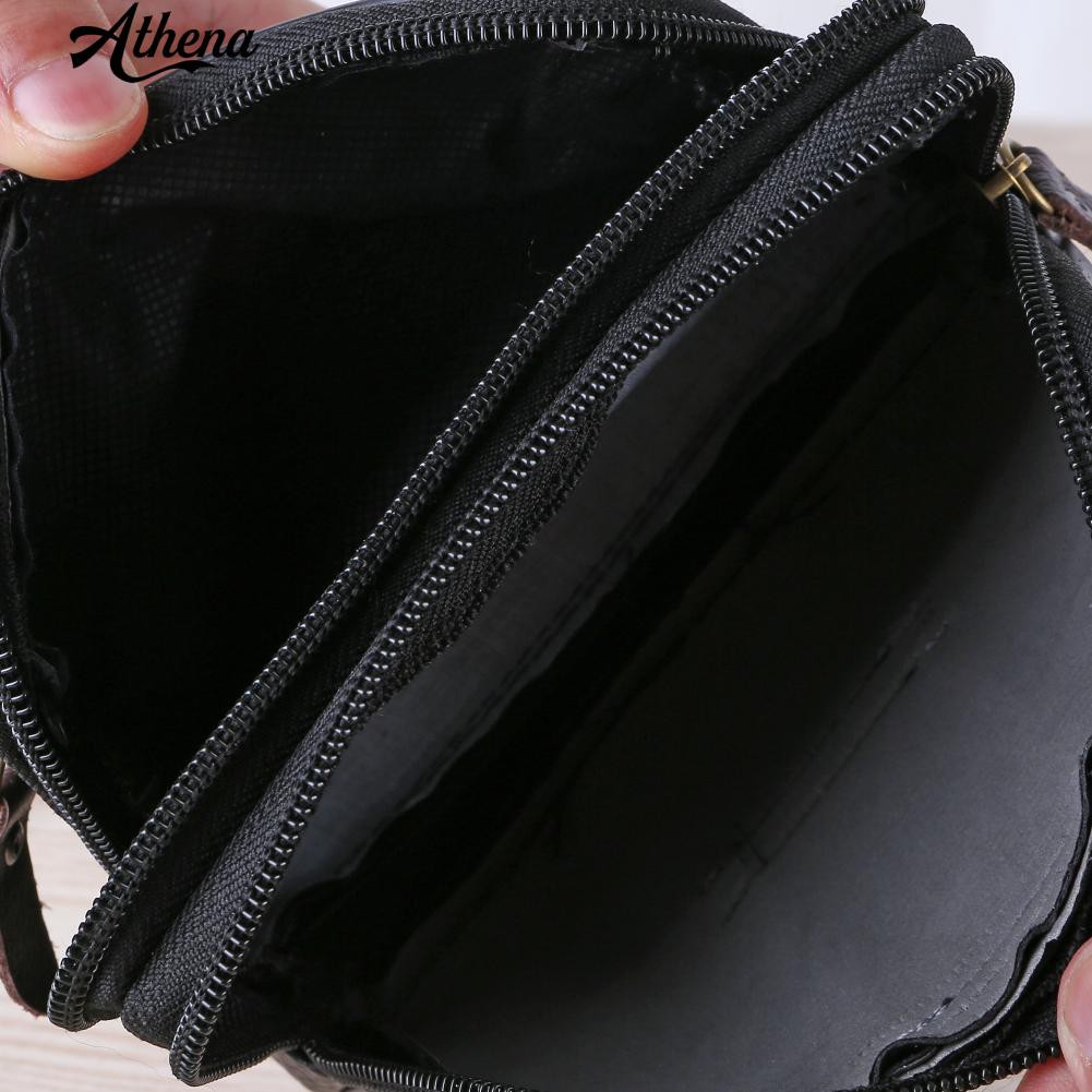 Túi đeo hông giả da 2 ngăn thời trang nam | BigBuy360 - bigbuy360.vn