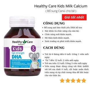 Viên uống dha heathy care 60 viên úc