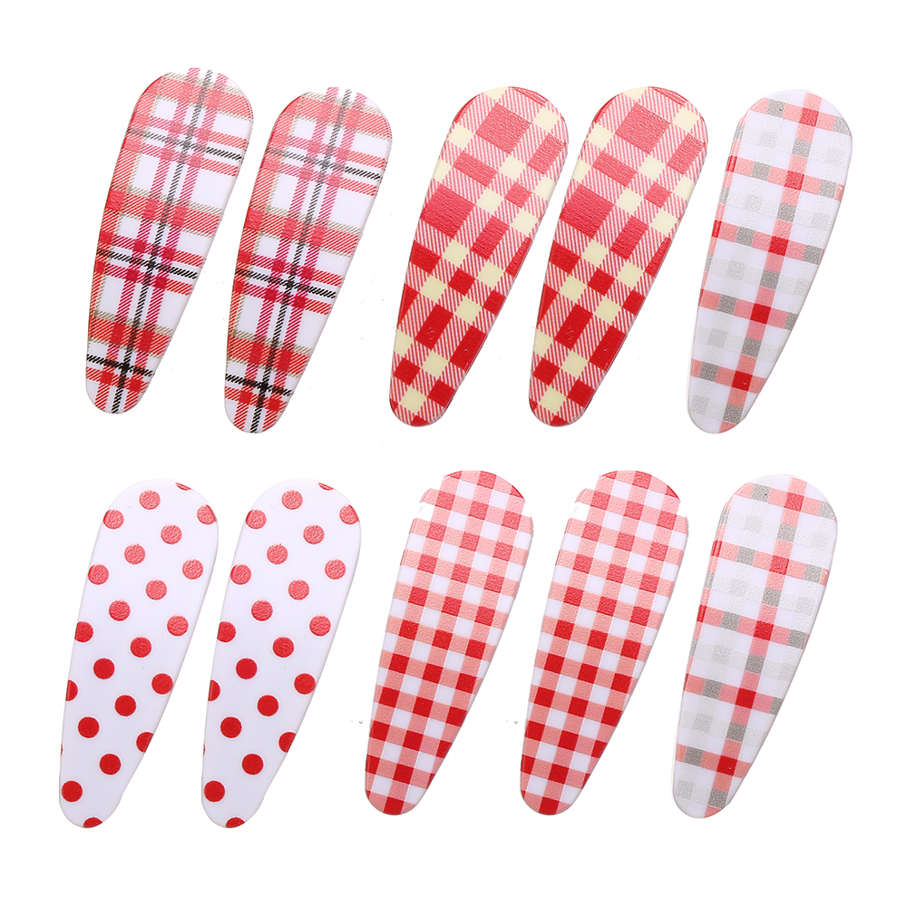 Kẹp Tóc Họa Tiết Chấm Bi Đơn Giản Phong Cách Hàn Quốc