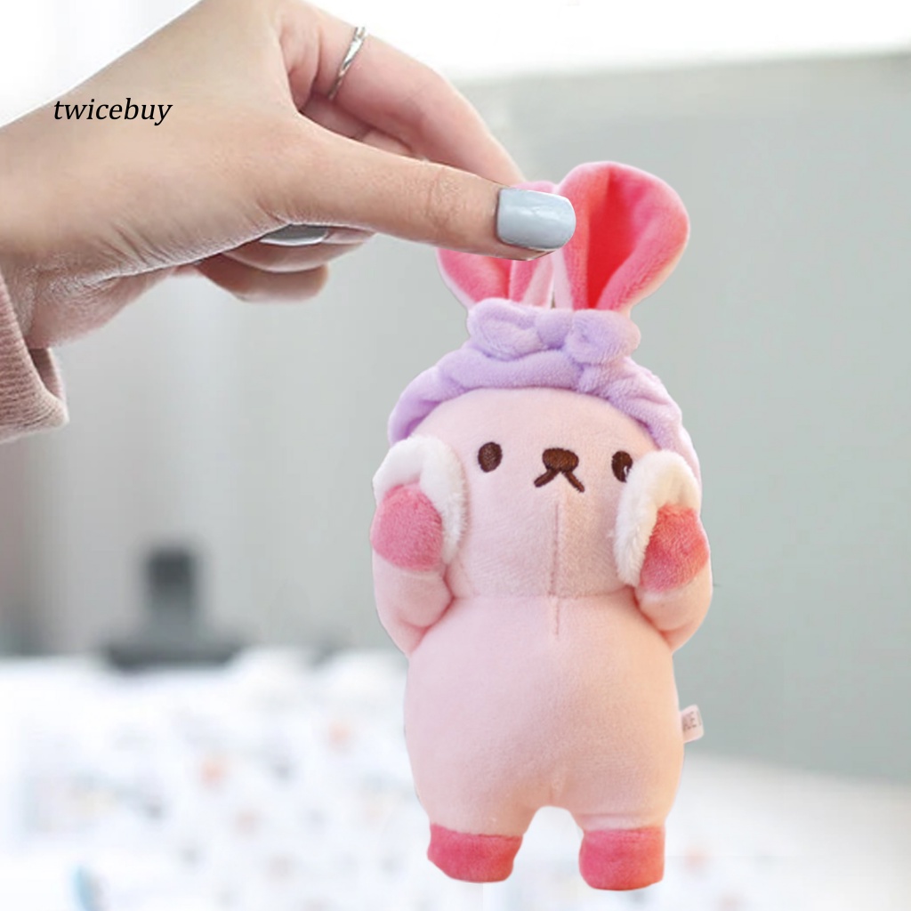Móc Khóa Hình Thỏ Nhồi Bông Đáng Yêu