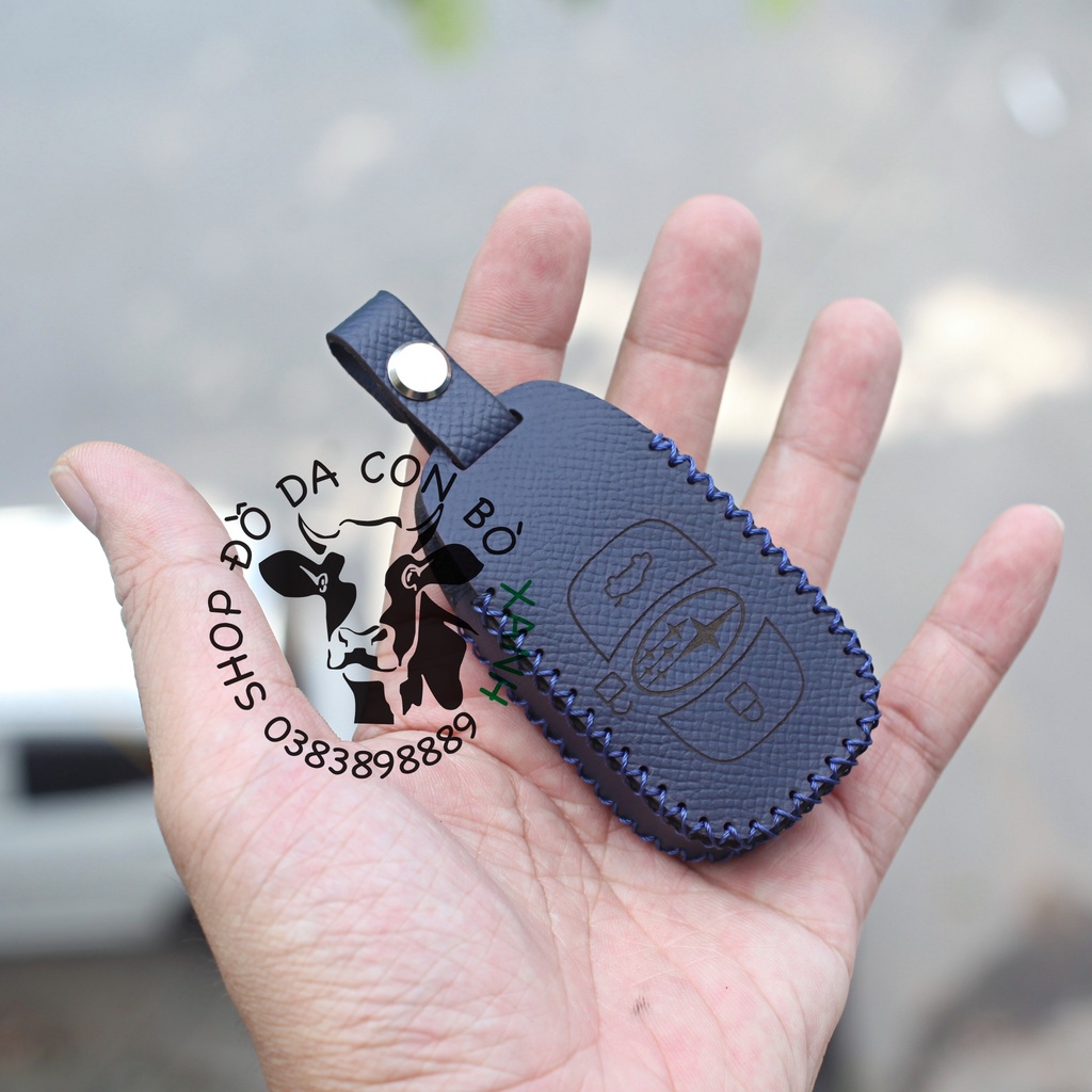 Bao Da Chìa Khoá Subaru Forester, Outback, XV, WRX, Legacy handmade da thật 001