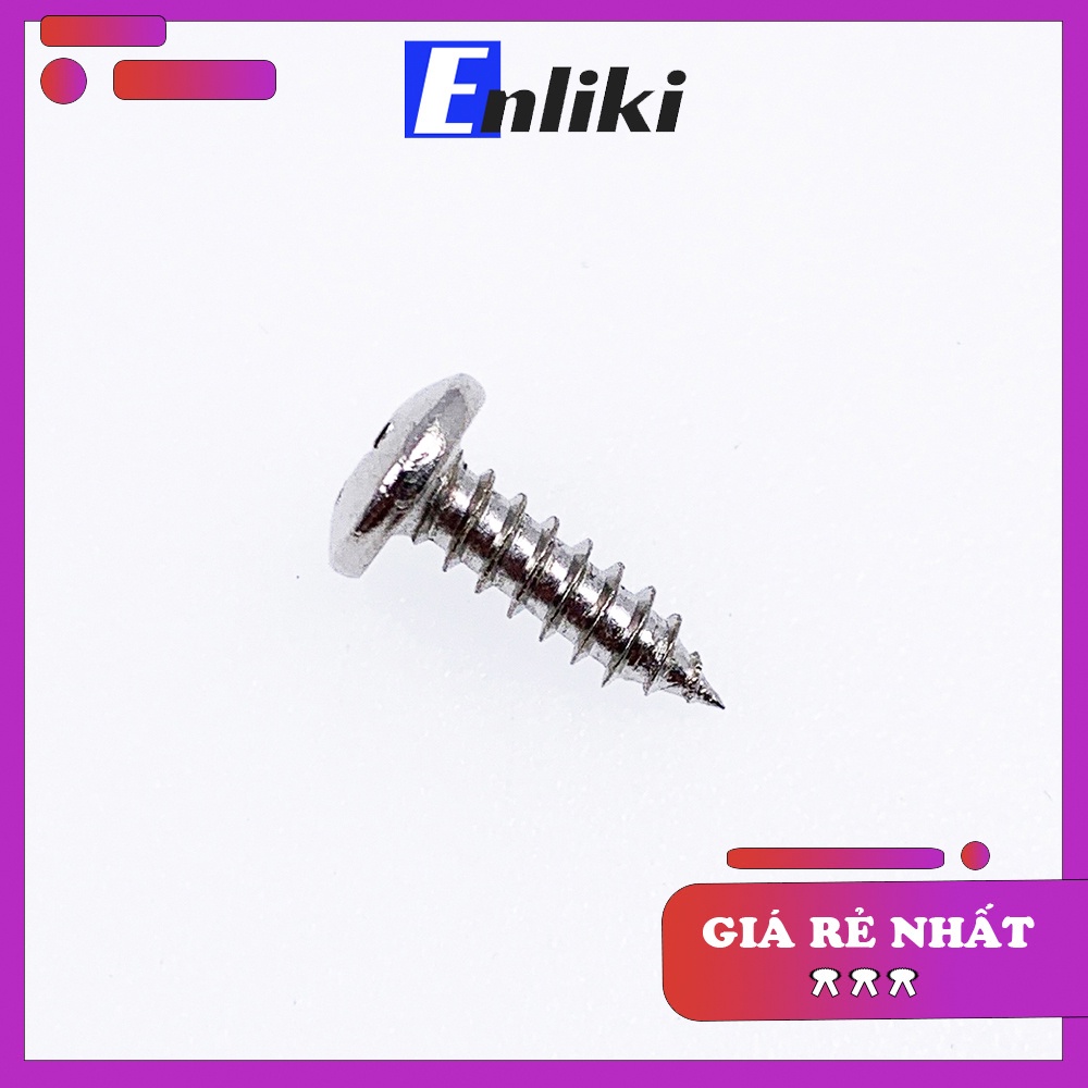 Vít M3 Mũ Lồi 10mm (Gói 100 chiếc)