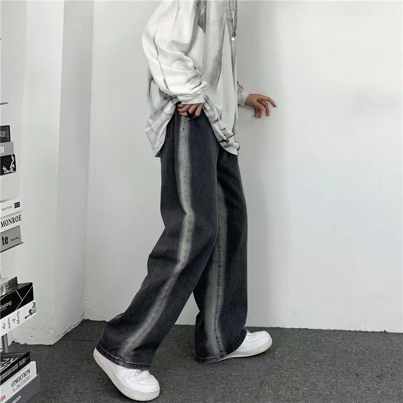 Jeans women's vibe pants children's loose fit slim fit versatile trend 2021 autumn new Harajuku style