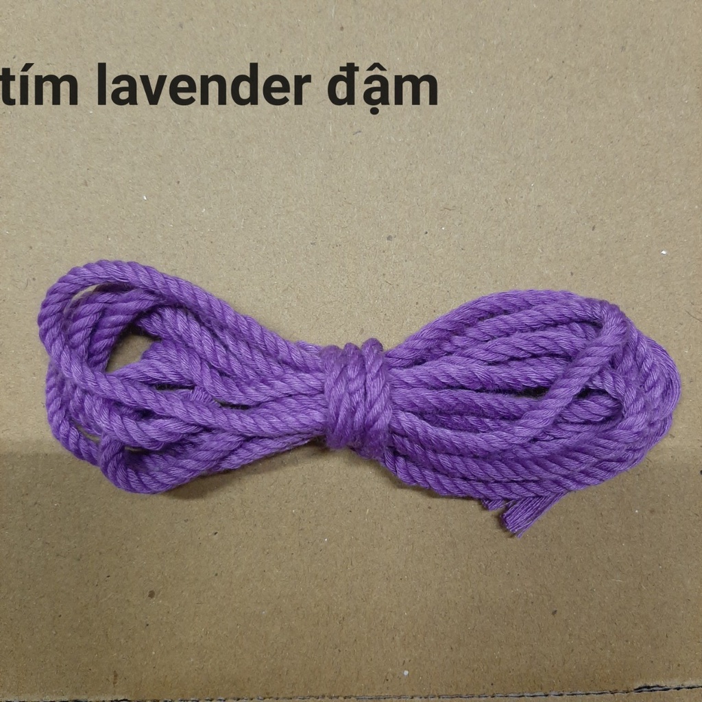 Dây thừng SE macrame Màu 3mm và 5mm. Full color (phần 1)