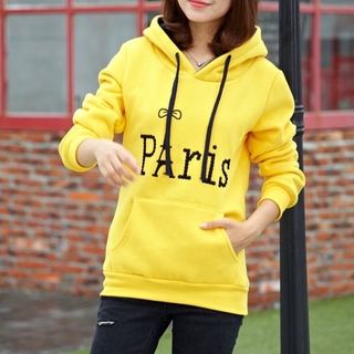 CCVN Áo Hoodie Thêu Chữ Phong Cách Hàn Quốc Xinh Xắn Cho Nữ