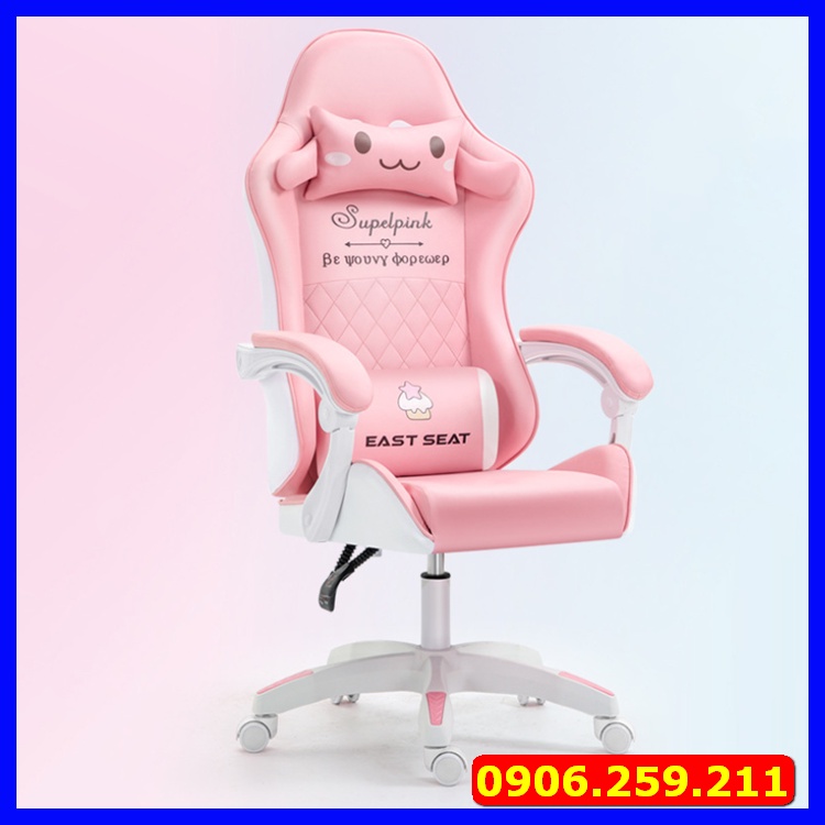Ghế chơi game cao cấp - Ghế Gaming có ngả lưng thư giãn - Ghế chơi game tặng kèm gối tựa