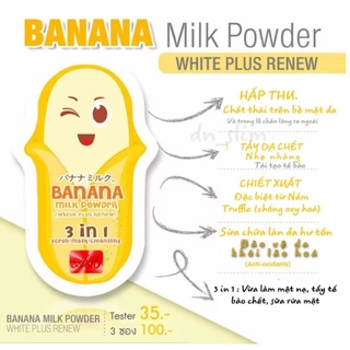 Ủ mụn trắng da Banana Thái Lan