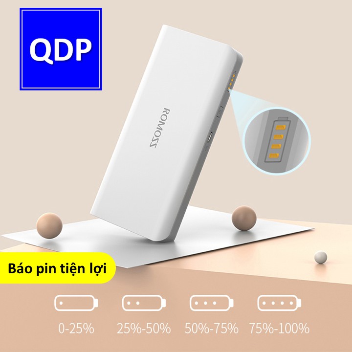 Sạc dự phòng Romoss 10.000mAh - Bản sáng tạo đặc biệt sense4