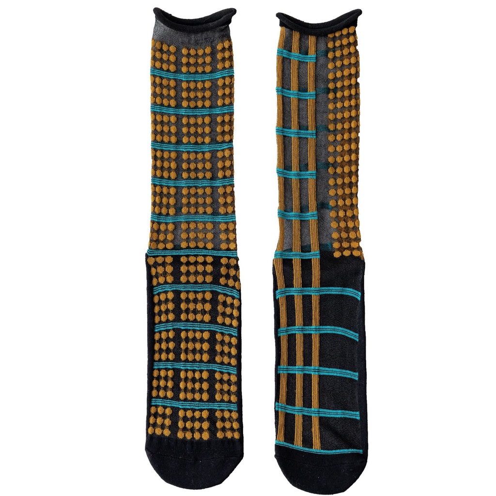 Vớ WAFNHA D482 cotton mỏng xuyên thấu thoáng khí phong cách Pháp thời trang xinh xắn dành cho nữ