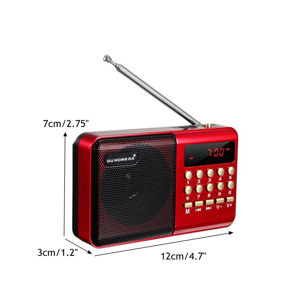 [COD] Radio Mini Cầm Tay Có Ăng Ten Và Sạc USB Chất Lượng Cao