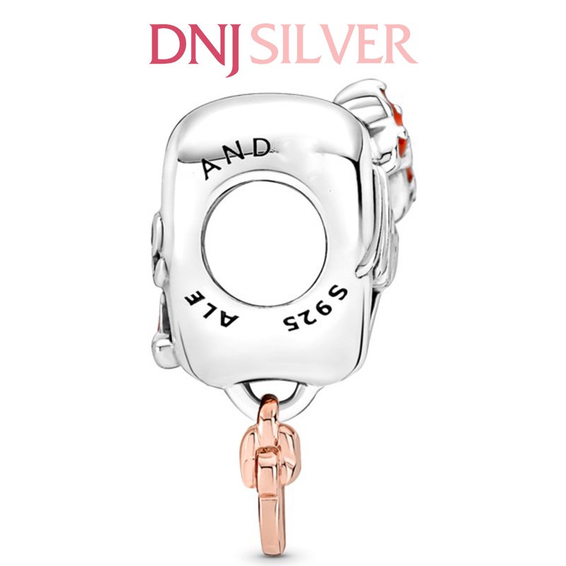 Charm bạc 925 cao cấp, hàng chuẩn bạc - Charm Minnie Mouse Mum Heart thích hợp để mix vòng tay charm - DN325