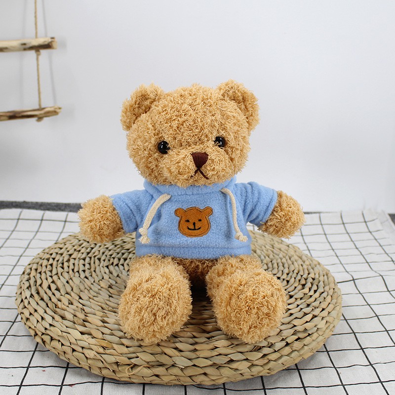 Gấu Teddy Nhồi Bông Mặc Áo Sweater Dễ Thương Cho Bé