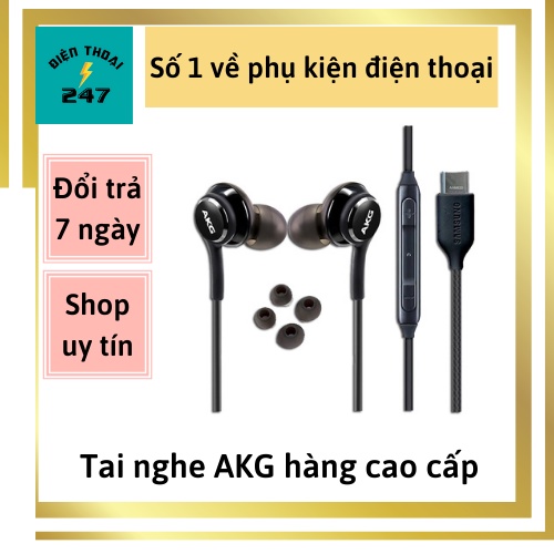 Tai nghe samsung nhét tai có dây AKG S10+ jack 3.5 linh kiện, tương thích nhiều loại máy, chống ồn cao, âm thanh hay