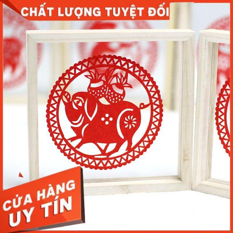Khung gỗ kính mika 20x20cm loại đẹp