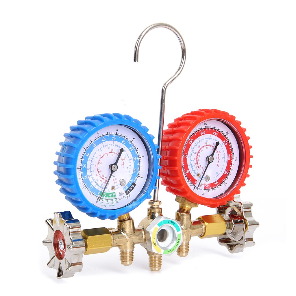 Đồng hồ đo áp suất gas máy lạnh R134A R12 R22 R404z