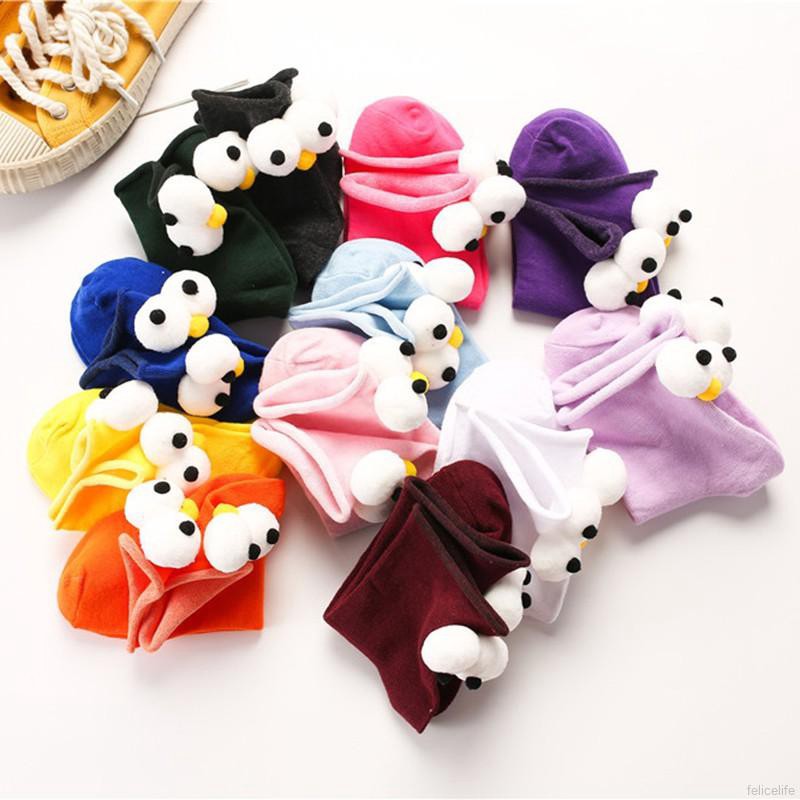 Vớ cotton màu sắc xinh xắn dành cho nam và nữ