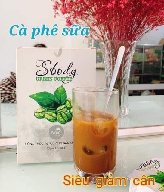 [ CHÍNH HÃNG ] GIẢM CÂN ❤️ 12 gói ❤️ CÀ PHÊ GIẢM CÂN SBODY GREEN