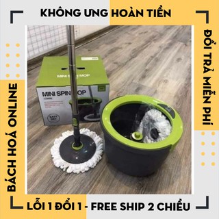[Hàng Loại 1] Cây Lau Nhà Xoay Tay Mini Spin Mop