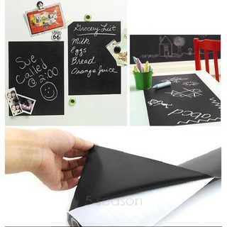 Decal Bảng Viết Phấn SIZE 45X200CM màu đen