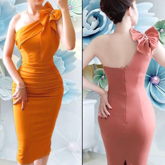ĐẦM BODY LỆCH VAI FREE SIZE DƯỚI 57kg