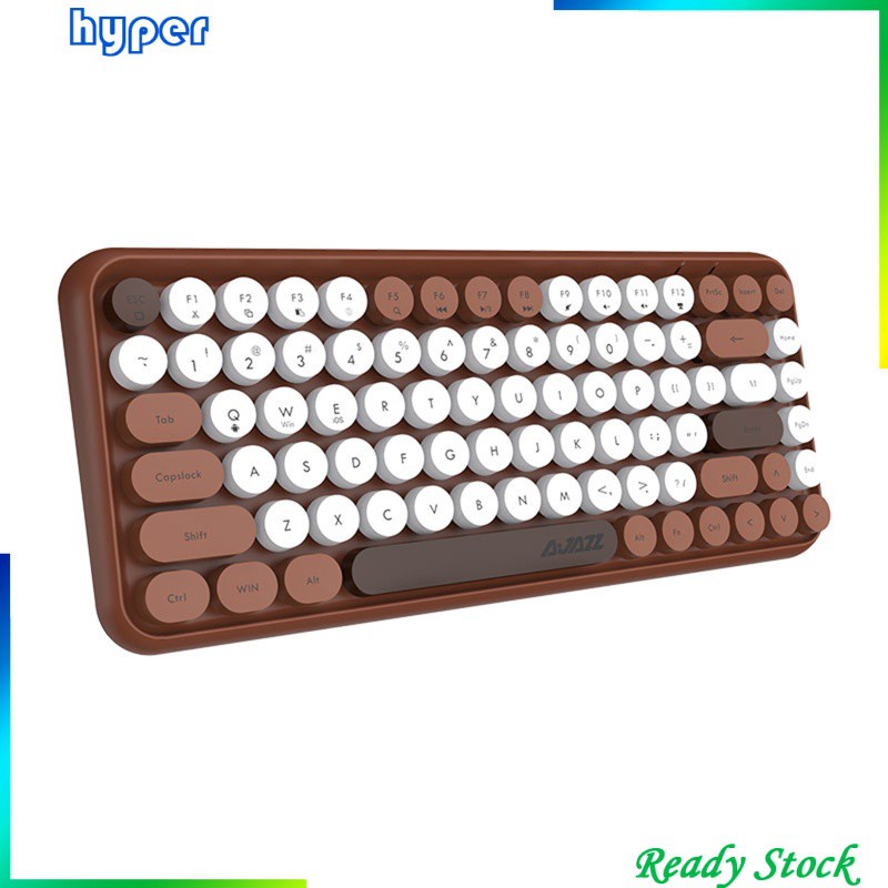 Bàn Phím Bluetooth Mini Hình Tròn 84 Phím 308i