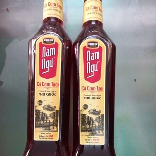 Nước mắm Nam Ngư Cá cơm tươi chai thủy tinh 500ml
