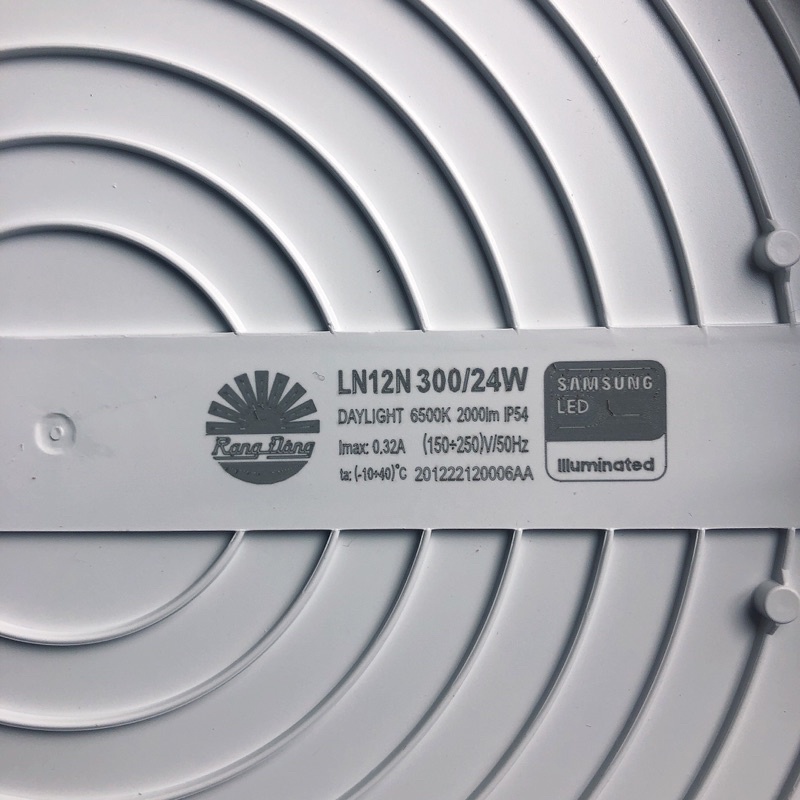Đèn LED Ốp trần RẠNG ĐÔNG 12W 18W 24W tràn viền ánh sáng trắng, chống nước chip LED SAMSUNG bảo hành chính hãng 36 tháng