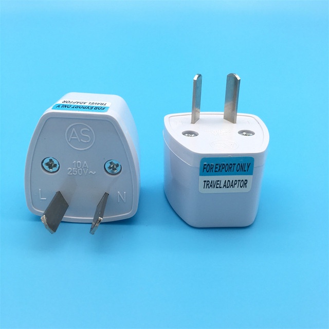 Ổ cắm chuyển đổi từ 3 chân sang 2 chân, phích cắm chuyển đổi tiện dụng, chống cháy