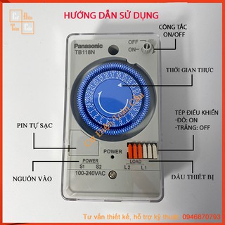 Công tắc đồng hồ PANASONIC TB118/TB118N/TB118NE7V