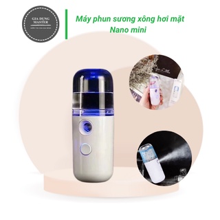 Máy phun sương tạo ẩm Nano mini cầm tay, giữ ẩm da, làm mát da cấp tốc, xông hơi mặt.