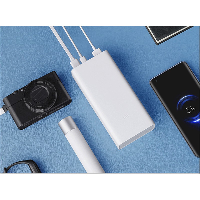 [ HOT CHÍNH HÃNG 30.000mAh ]Pin Sạc dự phòng polymer Xiaomi - hỗ trợ 3 cổng sạc nhanh lên đến 18W