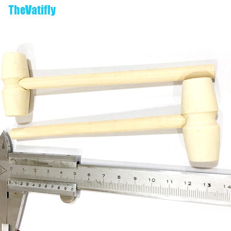 Bộ 10 Búa Đầu Gỗ Trơn Chuyên Dùng Cho Bé